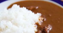 夕食無料サービス(数量限定カレー)